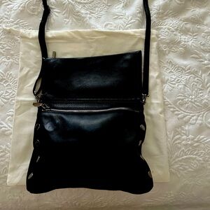 HAMMITT VIP Black Fold Over Cross Body Bag